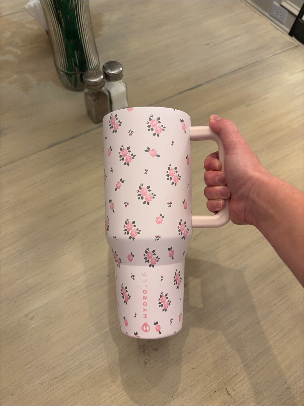 HydroJug WildRose Travel Tumbler with Handle
